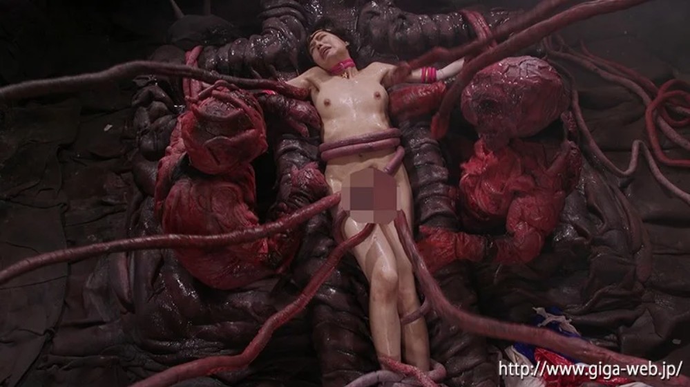 十字架磔完全拘束顔面ぶっかけメッシー