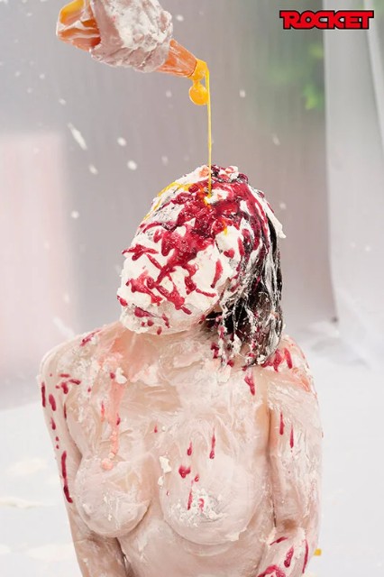 満点評価のメッシー顔面ぶっかけ全身ドロドロ最高峰