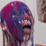 絵の具まみれ顔面ぶっかけメッシー｜ひとりだけ徹底的に汚される惨めな姿ペイントエロフェチ動画