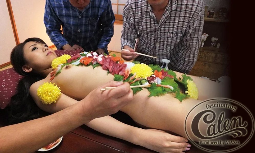 オークション刺身女体盛りメッシー