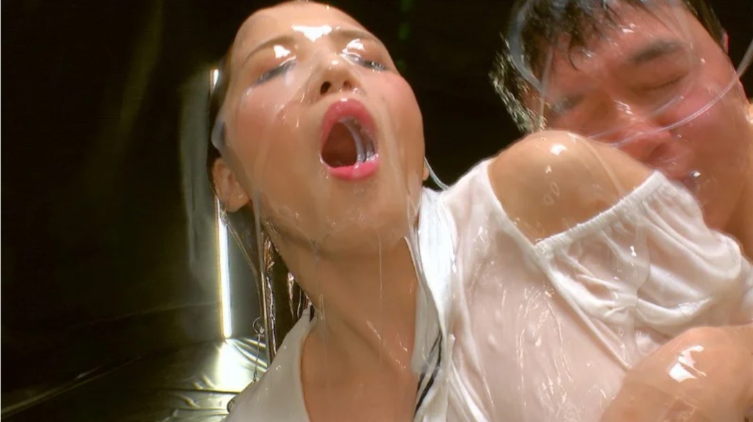 顔面までぬるぬるローションメッシー